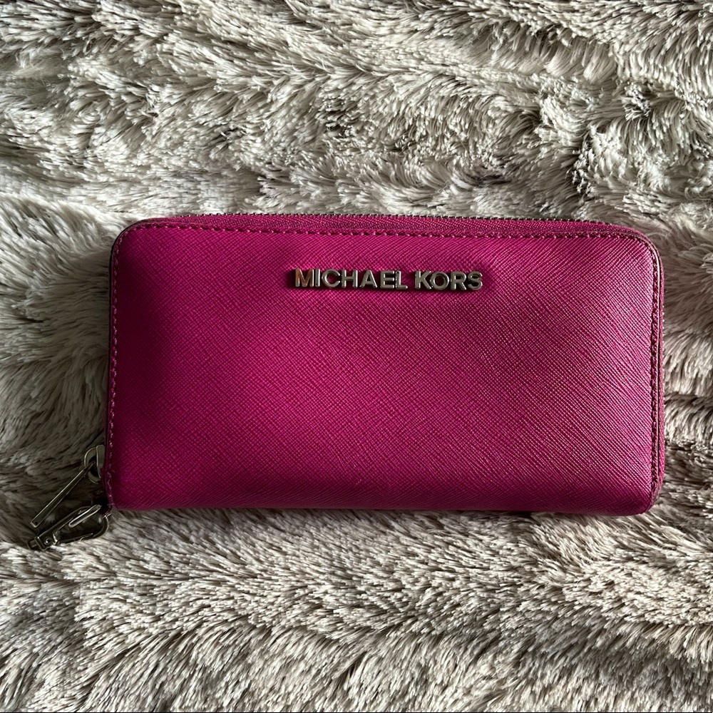 Magenta Michael Kors Wallet